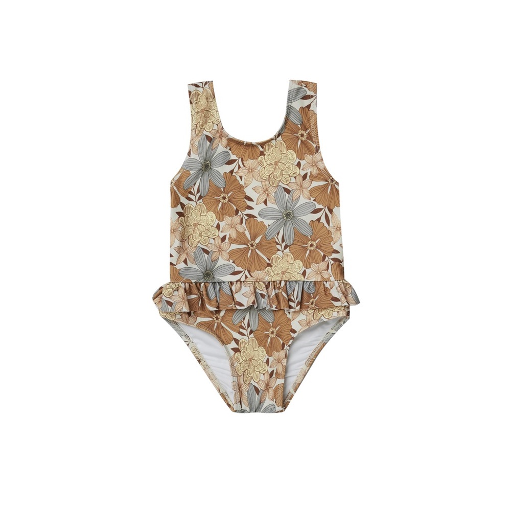 Rylee & Cru Tropical One-Piece Swimsuit